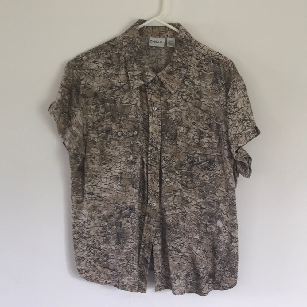 CHICO’S silk/Rayon blouse